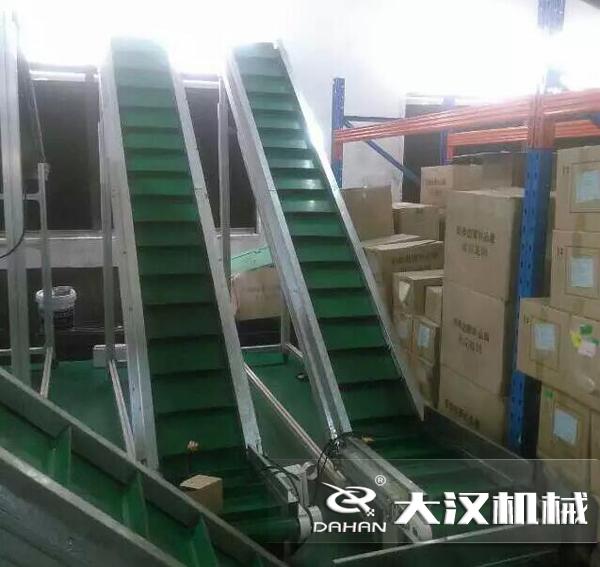 大傾角皮帶（dài）輸送機